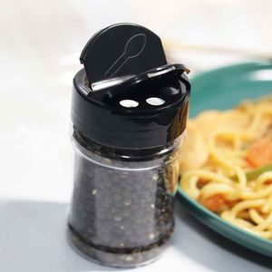 Vente en gros pot en PET de 150ml outils pour herbes et épices en plastique assaisonnement sel et poivre pour cuisine barbecue ustensiles de cuisine en gros - Product Image 3