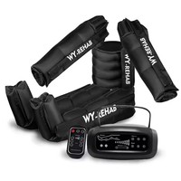 Système de compression d'air à 4 chambres de qualité médicale VU, bottes professionnelles IPC pour le soulagement du lymphœdème et la santé vasculaire