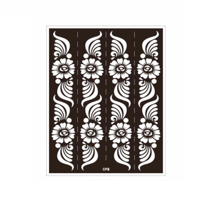 Plantillas de <span class=keywords><strong>Tatuajes</strong></span> Temporales de PVC Personalizadas YESORNO, Estilo Africano, Henna para Decoración Facial y Corporal, Transferencia por Agua - Product Image 2