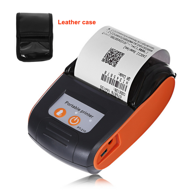 Cheap Price Mini Thermal Receipt Printer 58mm BT Wireless Android ESC/POS for PT210 Portable with 1-Year Warranty