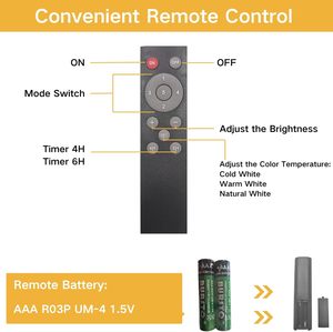 Lampes solaires intérieures et extérieures, 5 modes, détecteur <span class=keywords><strong>de</strong></span> <span class=keywords><strong>mouvement</strong></span>, éclairage solaire pour abri <span class=keywords><strong>de</strong></span> jardin avec télécommande, étanche IP65, pour grange, gazebo, cour, garage - Product Image 6