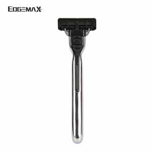 Cong Lưỡi Dễ Dàng Rửa Sạch Hộp Mực Có Thể Thay Thế Người Đàn Ông Cạo Râu Dao Cạo 3 Lưỡi Kim Loại Xử Lý Dao Cạo Cho Người Đàn Ông Làm Sạch Cạo Râu - Product Image 3