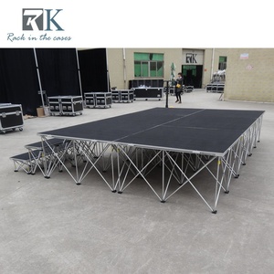 Durable Platform Folding Riser Stage Lightweight Booths Stage System - Product Image 3