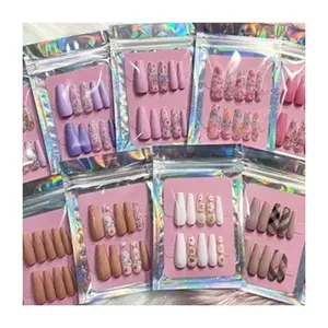 Hot Selling OEM/ODM Multiple Colour Design Fashion Wholesale New Artificial Nail Press On Nails