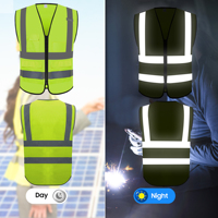 Gilet de sécurité haute visibilité pour ouvriers du bâtiment, vêtements hautement réfléchissants, logo personnalisé