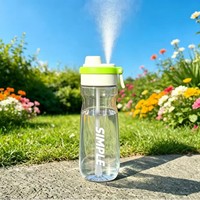 Grande gourde isotherme portable avec bouchon à paille pour étudiants, école et activités de plein air
