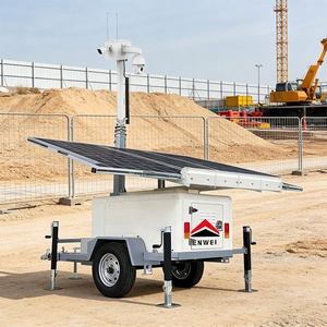 Remolque de Vigilancia CCTV Solar Portátil Multiusos, Nuevo Diseño 2026, IP65 Impermeable, Límite de Velocidad de 80 km/h para Monitoreo - Product Image 6