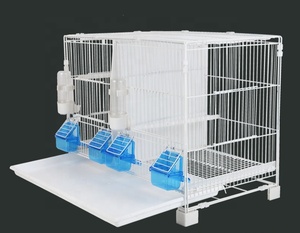 Luxury Ornamental <strong>Bird</strong> <strong>Cage</strong> with New Clasp Large Space and Partition Silk <strong>Bird</strong> Breeding Carrier in Plastic Tray Box Packing - Product Image 3