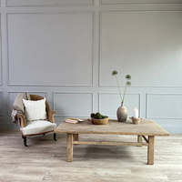 Table basse en bois massif d'orme recyclé, style nordique moderne, pour salon, extérieur, meubles de maison, KAMAL ART and CRAFT