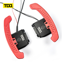 Palancas de Cambio de Marchas TDD LED Magnéticas de Fibra de Carbono y Aleación de Aluminio para Volante de Chevrolet Corvette C8