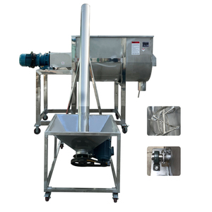 เครื่องผสมผงเครื่องเทศแบบริบบิ้นแนวนอน สแตนเลส สำหรับแป้ง อาหารสัตว์ สีผสม เม็ดละเอียด เครื่องปั่นคู่ - Product Image 5