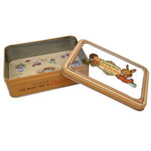 Square Food Grade Tin <b>Box</b> With Clear Window Custom Printed <b>Empty</b> Square Tinplate Container For Cookie Candy Snack <b>Gift</b> Packaging - Product Image 6
