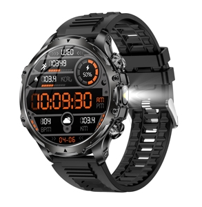 Reloj inteligente DF AK75 para hombre, de 1,9 pantalla grande ", llamada, deporte al aire libre, Monitor de salud, rastreador de actividad física, reloj inteligente con linterna - Product Image 3