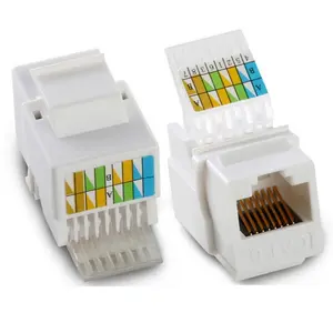 UTP toolless keystone jack corona rj45 cat6 la información de la red modular jack