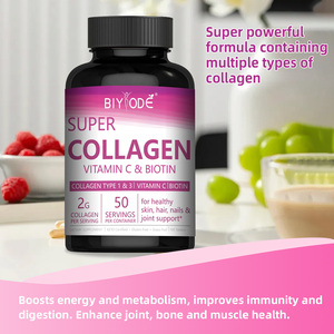 Compresse di Collagene Peptidico con Vitamina C per Capelli, Unghie e <span class=keywords><strong>Articolazioni</strong></span>, <span class=keywords><strong>Integratore</strong></span> di Bellezza Schiarente per Adulti Africani - Product Image 5