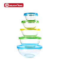 Bol à mélanger en verre résistant à la chaleur, bols à salade, allant au four, en verre borosilicate de haute qualité, grand bol à mélanger en verre
