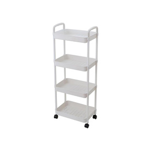 Multi-layer Household Storage <b>Rack</b> Wheeled Trolley Bathroom Storage <b>Rack</b> Living Room Floor Rolling Snack Storage <b>Rack</b> - Product Image 1