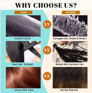 Amygirl 10A 100g Brazilian Weaving <b>Remy</b> <b>Human</b> <b>Hair</b> <b>Extensions</b> Premium Natural Texture Soft Smooth Durable Quality Machine Double - Product Image 4