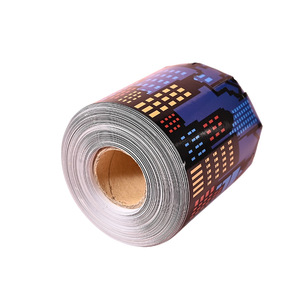 Étiquettes autocollantes personnalisées imprimées sur rouleau, film mat brillant, papier glassine blanc 62 g/m² pour journaux et jouets - Product Image 4