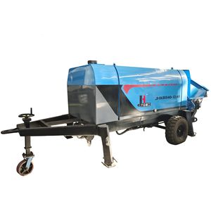 JIUHE Bomba de Hormigón Portátil Móvil de Diésel, Mini Bomba de Transporte de Cemento, Bomba de Hormigón con Remolque - Product Image 1