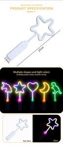 ของขวัญแจกโปรโมชั่น ไฟ LED รูปดาวนีออน สำหรับฮาโลวีน คริสต์มาส วันเกิด โลโก้แบรนด์ตามสั่ง ของชำร่วยงานปาร์ตี้ ของเล่นเรืองแสง - Product Image 5
