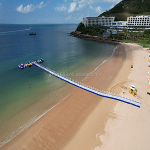 HDPE <strong>Plastic</strong> Modular Floating Pontoon Boat Parking Dock <strong>T</strong> Y Shape with Aluminum Gangway Rotational <strong>Molding</strong> Model - Product Image 4