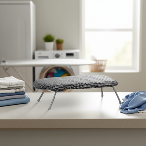 Mini planche à repasser de table, 23,4 x 14,4 pouces, housse en coton de 7 mm d'épaisseur, portable, pour le repassage des vêtements, utilisation en chambre - Product Image 2