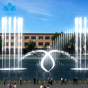 Fontaine musicale extérieure géante DEWY 50M, fontaine dansante, écran d'eau laser, spectacle synchronisé pour le projet de place centrale de la ville - Product Image 3