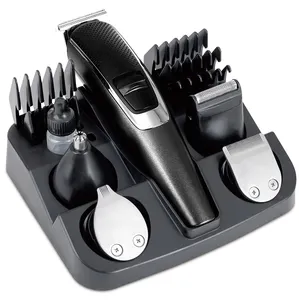 Mens Grooming Kit 5 In 1 Cordless Hair Trimmer Kit Waterproof Electric Nose Mustache Body Shaver Hair Cutting Kit