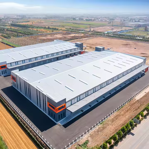 Capannone Prefabbricato Moderno in Acciaio Leggero per Officina, Magazzino, Fabbrica, Edificio Standard BS con Servizi di Saldatura in Vendita - Product Image 4