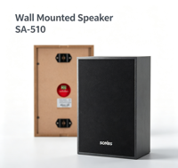 Altavoz de Pared de 20W Máx. de Rango Completo, Voltaje Constante, para Interiores, Ideal para Centros Comerciales, Aeropuertos, Aulas, Oficinas y Sistemas de PA