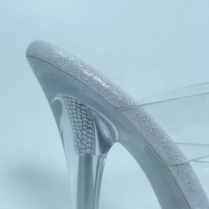 Tacones Altos de Cristal, Modelos de 2.5 cm en la Parte Delantera y 13 cm en la Trasera, para Desfiles de Moda, Bodas, con Cojines de Aire de Látex, Bikinis Súper Sexys - Product Image 3
