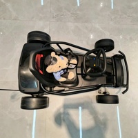 Voiture électrique à batterie pour enfants, kart à quatre roues en plastique EVA, pour les 3-8 ans, unisexe, capacité de drift, jouet de terrain de jeu pour adultes