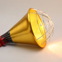 Lampe chauffante pour porcs et volailles avec interrupteur et câble de 2,5 m, directement de l'usine chinoise - Équipement d'élevage en gros
