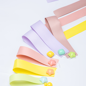 Cinta de Poliéster y Algodón de Doble Cara, 1 <span class=keywords><strong>cm</strong></span>, 2.5 <span class=keywords><strong>cm</strong></span>, 4 <span class=keywords><strong>cm</strong></span>, 10 <span class=keywords><strong>cm</strong></span>, Colores Mate Sólidos para Ramos Florales, Envoltura de Regalos, Lazos, Bodas, Fiestas - Product Image 1