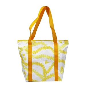 Sac fourre-tout portable en Tyvek, style hawaïen, écologique, indéchirable, avec fermeture éclair et poignée d'épaule, promotion - Product Image 2