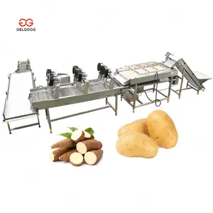 Nigeria Cassava Peeling and Drying Machine of Washing and Cutting Potatoes