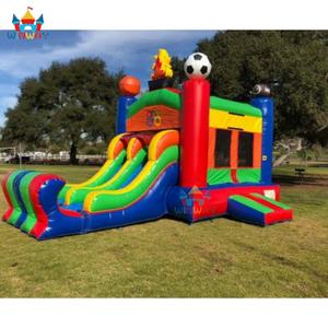 Structure Gonflable Commerciale de Haute Qualité 3-en-1 Double Piste Sportive - Écologique avec Garantie de 3 Ans - Amusement pour Tous les Âges - Product Image 6