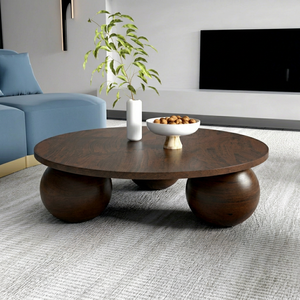 Tabouret pliant personnalisé en bois massif, motif rond, mobilier de restaurant, durable, meilleure qualité, pour la maison et l'hôtel - Product Image 1