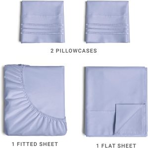 Juego de sábanas refrescantes transpirables cómodas de lujo para hotel para mujeres y hombres - Product Image 2