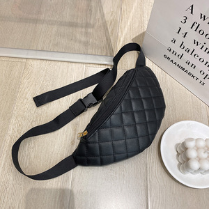 Nuevo Bolso pequeño de un hombro para mujer, bolso de pecho con rombos, riñonera. Z0390 - Product Image 3