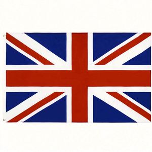 Bandera Nacional de Inglaterra 3x5 pies, Impresión Digital en Satén, Estilo Bandera, Mástil de Fibra de Vidrio Arcoíris, Poliéster Metálico - Product Image 2