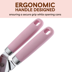 Abrelatas Manual Multifuncional de Acero Inoxidable con Borde Liso y Mangos Ergonómicos Suaves - Product Image 5