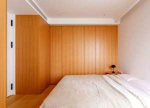 Armario de dormitorio personalizado moderno por puerta de madera maciza de fábrica portátil y ajustable para uso en muebles para el hogar - Product Image 2