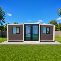 Cabane de safari - Maison de vacances mobile - Structure modulaire empilable et chargement 40HQ - Certifié AS/NZS 1170 et DNV GL C5-M