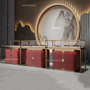 Trung tâm mua sắm đồ trang sức <span class=keywords><strong>Showcase</strong></span> thiết kế kiosk mới Trung Quốc phong cách bán lẻ đồ trang sức hiển thị kiosk để bán - Product Image 6