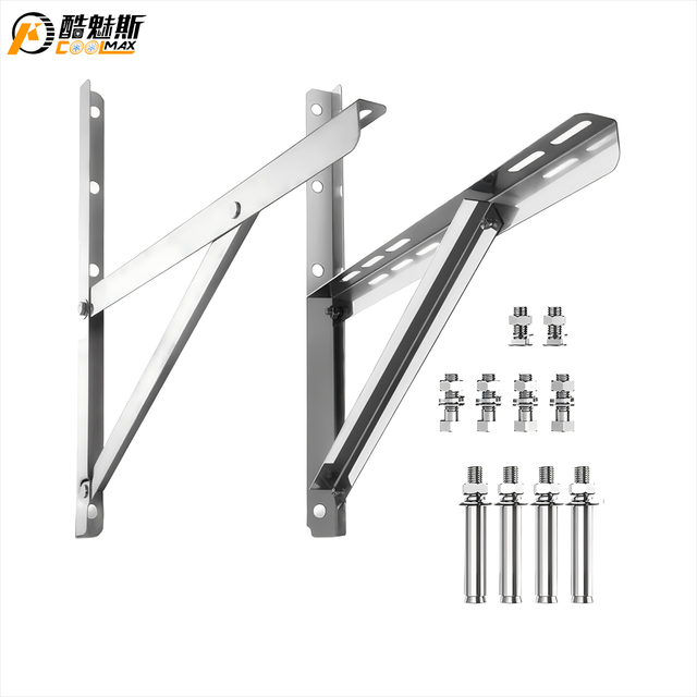 Wall Mounting Bracket for Mini Split Air Conditioner Outdoor Stainless Steel Heavy Duty Universal Easily Installed AC Bracket
