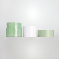 Nouveau pot en plastique à deux parois à large ouverture pour emballage cosmétique hydratant 150g 300g