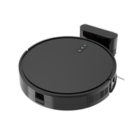 Robot aspirateur et serpillière 2 en 1 avec base de vidage automatique et tampon de serpillière autonettoyant pour carrelage, bois et sol stratifié