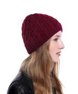 Hat Casual acrylic wool twist knitting wool cap autumn and winter hat men and women fashion accessories New style - Product Image 3
